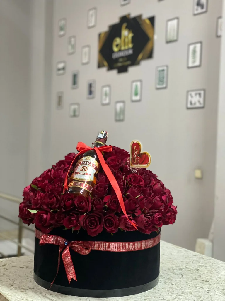 151 Gül ve 70cl Chivas